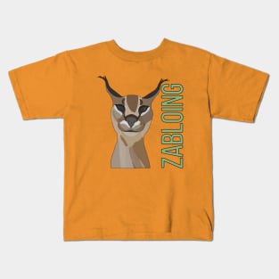 Zabloing Cat Meme Kids T-Shirt